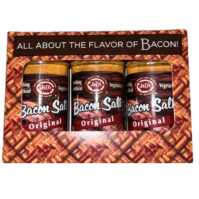 J&D's Original Bacon Salt 3-Pack Gift Box