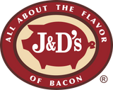 NEW! J&D's All About The Flavor Of Bacon Stickers